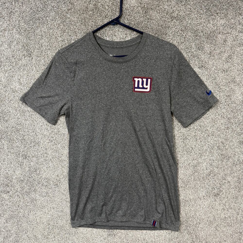 New York Giants Shirt Mens Small Gray NFL Football Nike Team Apparel Tee